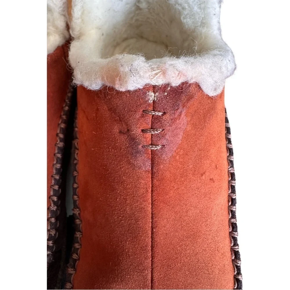 Sorel NWD Maniwan II Moccasin Dark Amber/Blackened Brown Men’s size 7/Euro 40